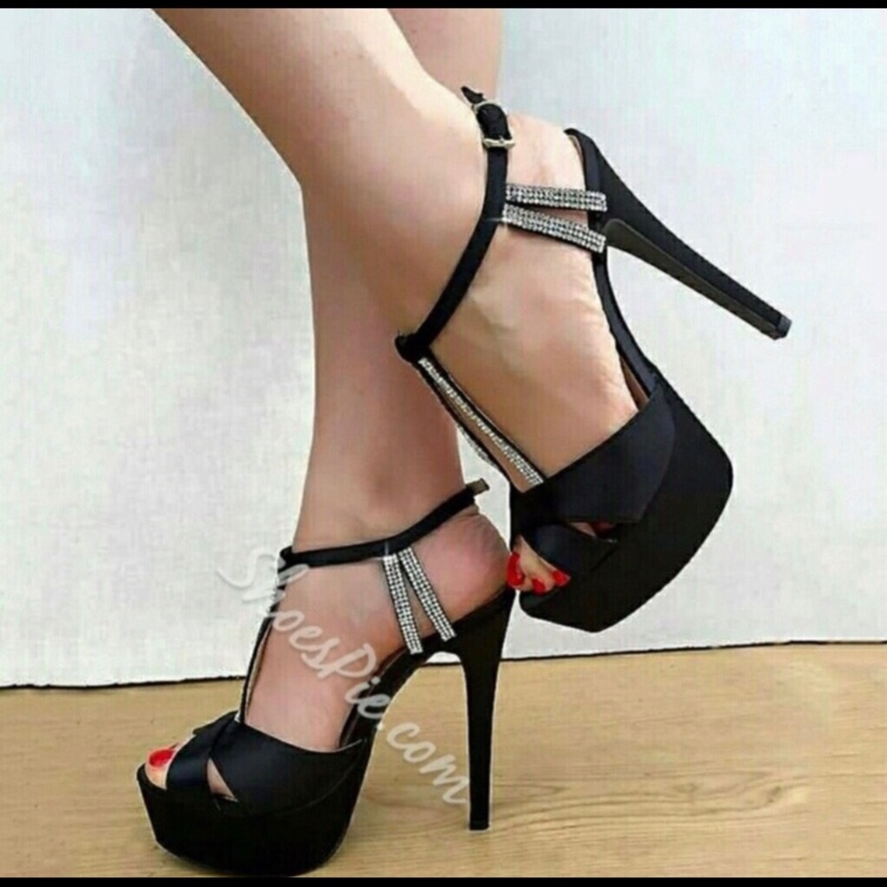 Sexy Peep-toe Platform Stiletto Heels